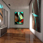 Abstract Art-artist_ Bing Hitchcock-entitled_Atmosfear_artwork_on-hotel_wall