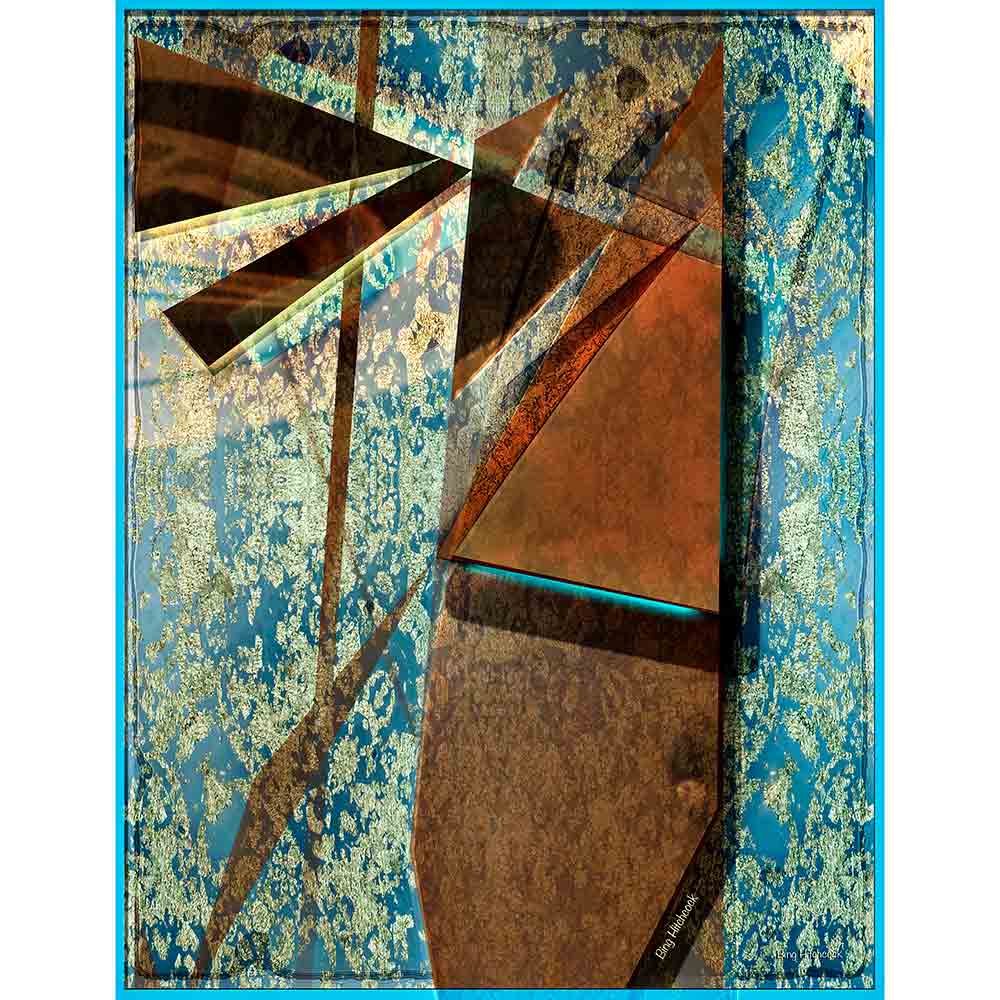 Abstract_artwork_UK_artist_Bing _Hitchcock_entitled_Manual_Mastered_to_ChromaLuxe_HD_blues_metalic_colours